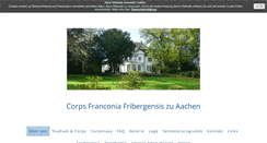 Desktop Screenshot of corpsfranconia.de