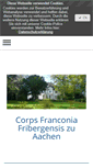 Mobile Screenshot of corpsfranconia.de